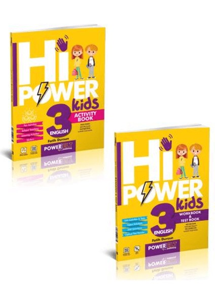 3. Sınıf Hi! Power Kids Ingilizce Set
