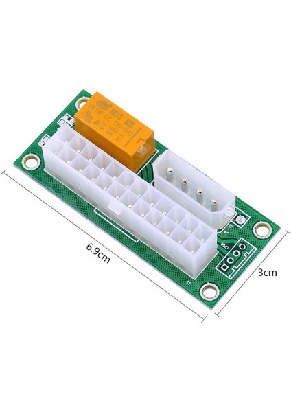 4326 Power Supply Güç Kaynağı Atx Dual Psu 24+4 Pin Fan Çoklayıcı