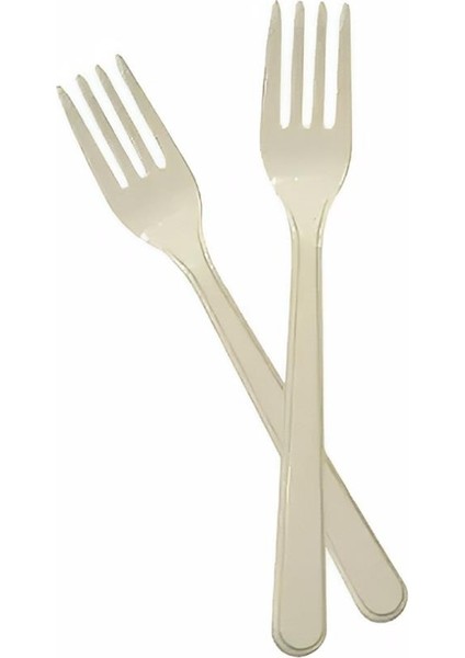 Krem Plastik Çatal
