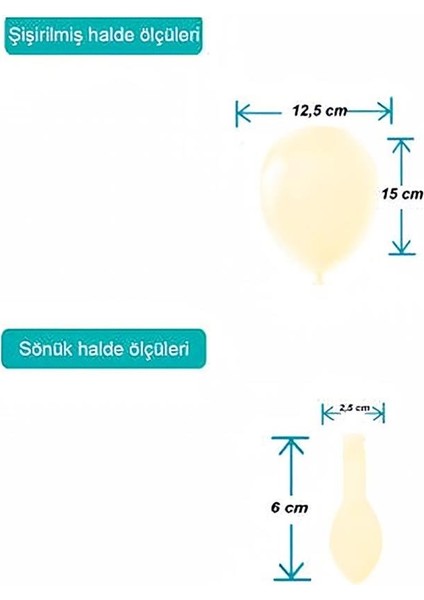 Sarı Makaron Balon 5" fiyatları