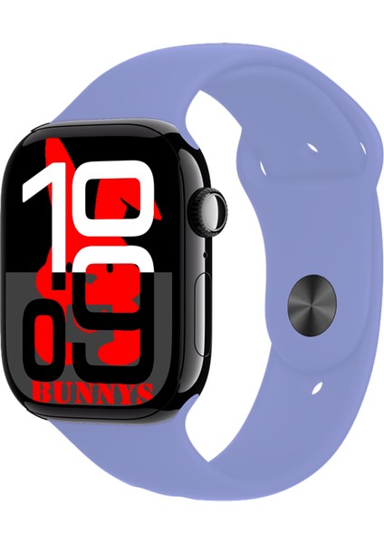 Samsung Galaxy A91 Uyumlu Lila Akıllı Saat WATCH10 2025 Amoled Ekran