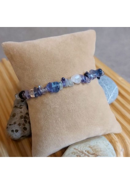 8659 El Yapımı Florit Taşı Doğal Taş Kadın Bileklik fiyatları