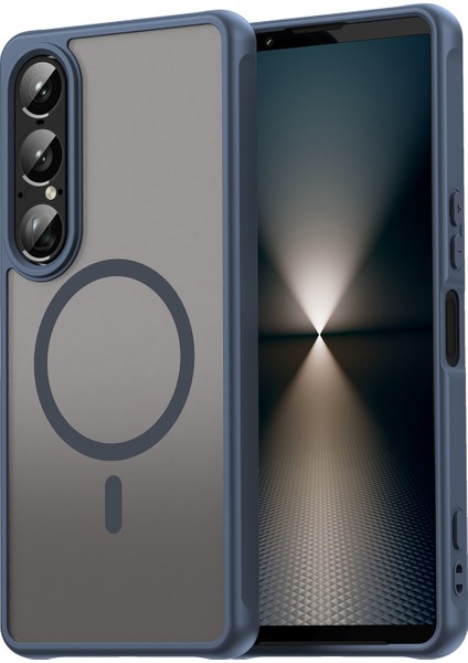 Sony Xperia 1 Vıı Telefon Kılıfı, Manyetik Darbeye Dayanıklı Telefon Kılıfı, Şeffaf Hibrit Kapak Sony Xperia 1 Vıı (Yurt Dışından)
