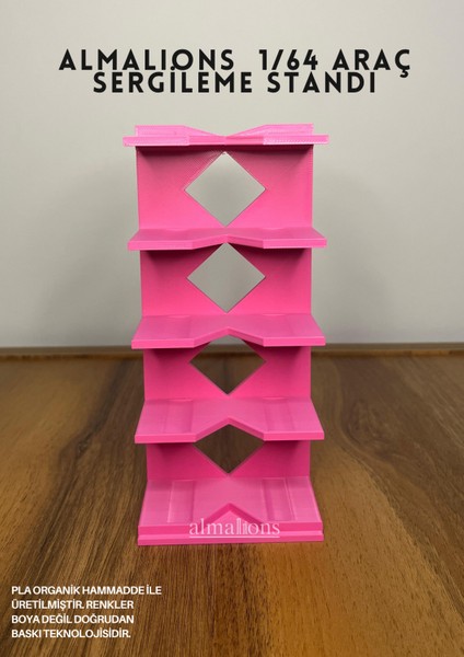 1/64 Ölçek Araç Sergileme Standı (5 Araçlık) - Araçlar Dahil Değildir! fırsatları