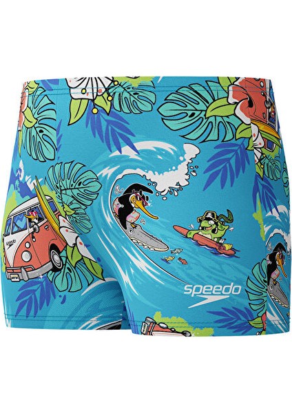 Speedo Alv Asht Im Blue Erkek Çocuk Mayosu 8-00323118238 Mavi