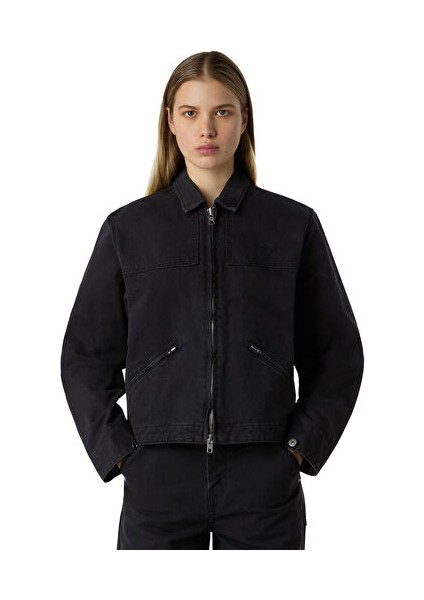 The north face W Cedar Canvas Work Jacket Kadın Günlük Ceket NF0A8B99JK31 Siyah