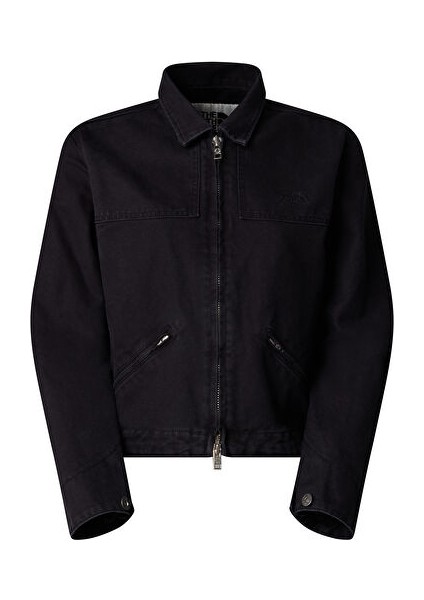 The north face W Cedar Canvas Work Jacket Kadın Günlük Ceket NF0A8B99JK31 Siyah indirimleri