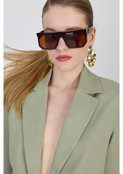 Olive Yeşili Keten Görünümlü %100 Pamuk Astarlı Blazer Ceket 6023-3 fırsatları