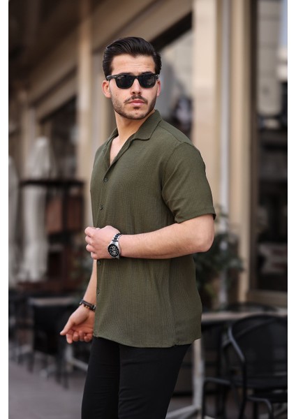 Erkek Oversize Yazlık Bürümcük Gömlek fiyatları