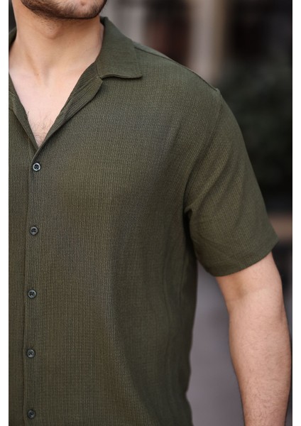 Erkek Oversize Yazlık Bürümcük Gömlek modelleri