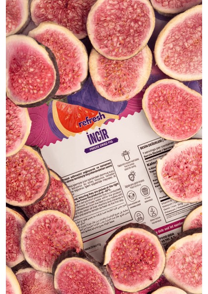 Freeze Dried Incir - Dondurularak Kurutulmuş Meyve - Freeze Dry Meyve Kurusu 30gr