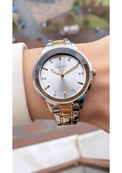 Kadın Kol Saati Fc 01104 Kare Model Altın Renk Orjinal 2 Yıl Garantili + Bileklik Hediyeli