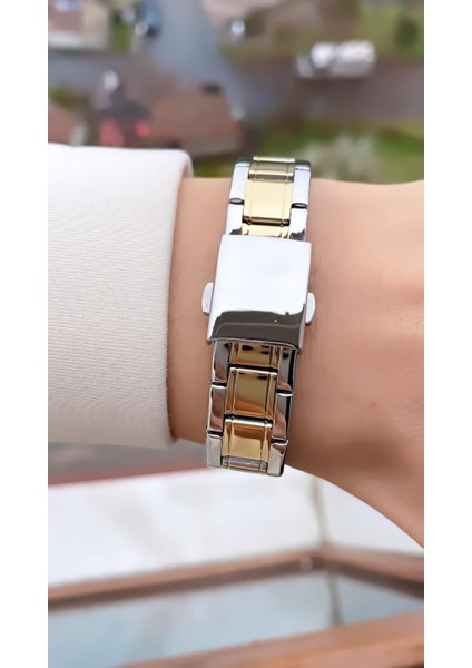 Kadın Kol Saati Fc 01104 Kare Model Altın Renk Orjinal 2 Yıl Garantili + Bileklik Hediyeli modelleri