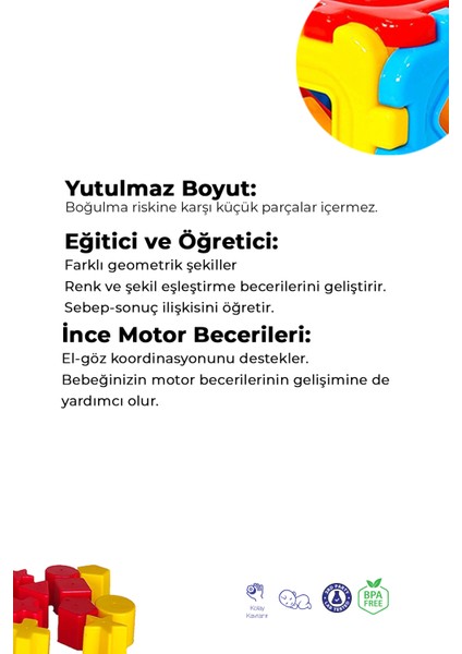 Eğitici Bul-Tak Küp