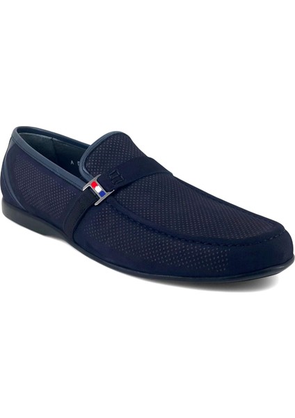 9122 25YA Erkek Günlük Ayakkabı Lacivert Nubuk