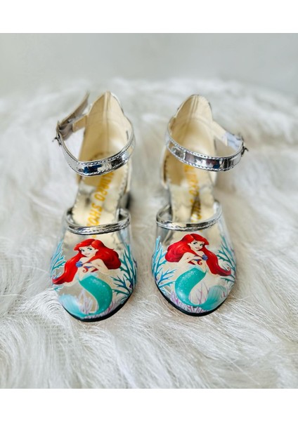 Gala Deniz Kızı Baskılı Topuklu Çocuk Ayk.