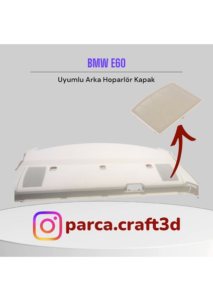 Bmw E60 Uyumlu Arka Hoparlör Kapağı (Sağ-Sol)