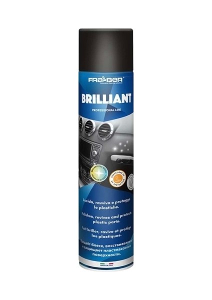 Brilliant Drakar Antistatik Konsol ve Iç Plastik Temizleyici Parlatıcı Parfümlü - 600 ml