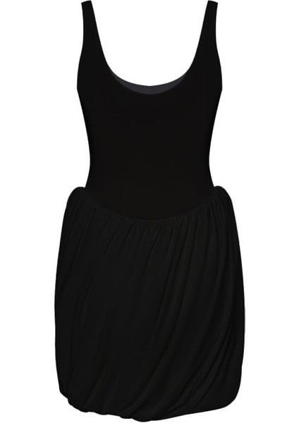 Drape Detaylı Siyah Mini Elbise fiyatları