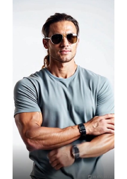 Fit Bisiklet Yaka Basic Düz Kısa Kollu Tişört