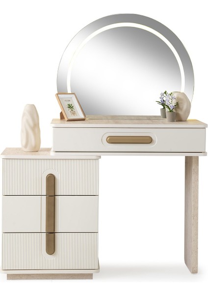 Zen MDF Şifonyer Modern Tasarım 3 Çekmeceli 90 cm Yükseklik 120 cm Genişlik