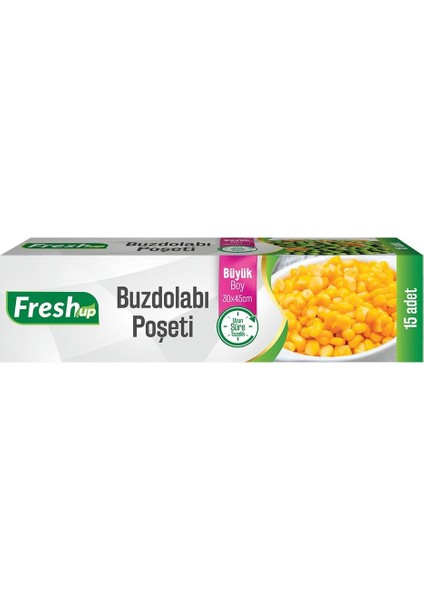 Buzdolabı Poşeti 30X45CM Büyük Boy 15LI