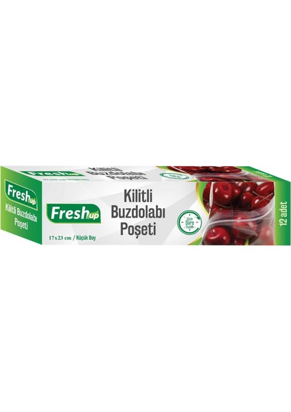 Kilitli Buzdolabı Poşeti 17X23 12LI