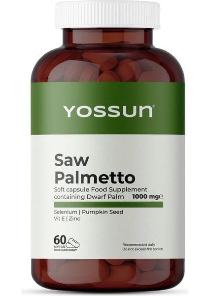 Saw Palmetto Cüce Palmiye İçeren Softjel Takviye Edici Gıda modelleri