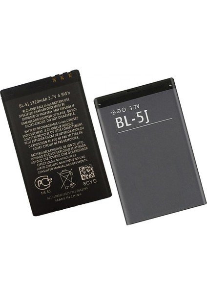 Nokia Bl 5j Bl-5j Sıfır Batarya X6,C3-00,5800,5230,N900,LUMIA 520