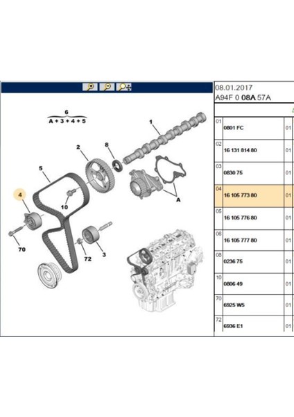 Su Pompası (Devırdaım) Psa Orjinal 1684447980