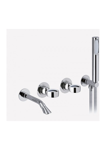 Italyan Webert Opera Ankastre Banyo Bataryası Elduşlu Krom OA860312015