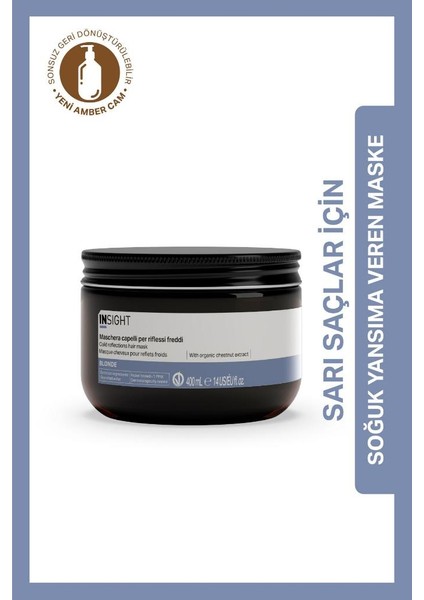 Sarı Saçlar Için Soğuk Yansıma Veren Maske 400 ml