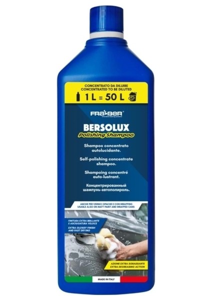 Bersolux Cilalı Köpüklü Manuel Araç Yıkama Şampuanı - 1000 ml