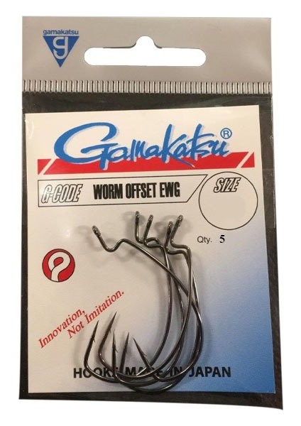 Worm Offset Ewg No:3/0 Siyah Olta Iğnesi 5ADET