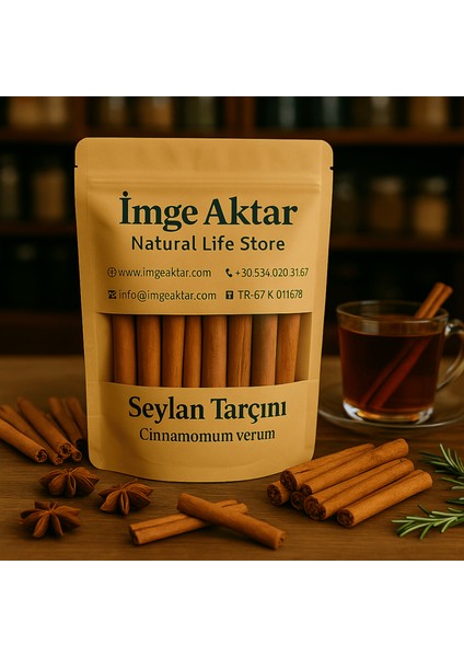 Seylan Tarçını Sri Lanka Tarçını Çubuk 40g