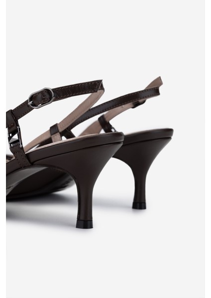 Kadın Kahverengi Topuklu Ayakkabı 1096 9823 Bn Ayk Y25 Acı Kahve Dr fırsatları