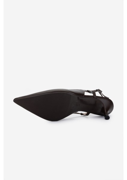 Kadın Kahverengi Topuklu Ayakkabı 1096 9823 Bn Ayk Y25 Acı Kahve Dr indirimleri