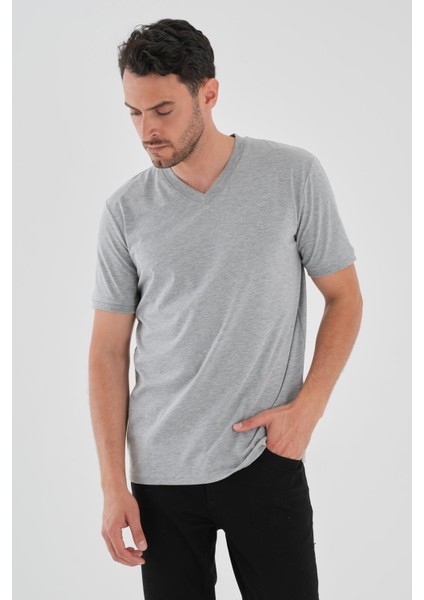 Pierre Cardin V Yaka Basic T-shirt