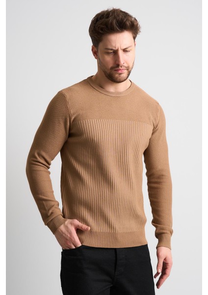 Alexandergardı Dokulu Desenli Erkek Triko Kazak