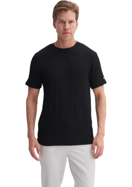 Erkek Bisiklet Yaka Regular Fit Tişört 4050