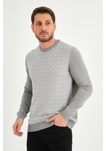 Alexandergardı Bisiklet Yaka Desenlı Regular Fit Kazak (E24-EZE-01) fırsatları