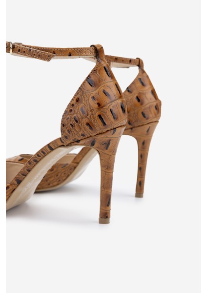 Kadın Taba Topuklu Ayakkabı 1074 2305 Bn Ayk Y25 Taba Tmsh fırsatları