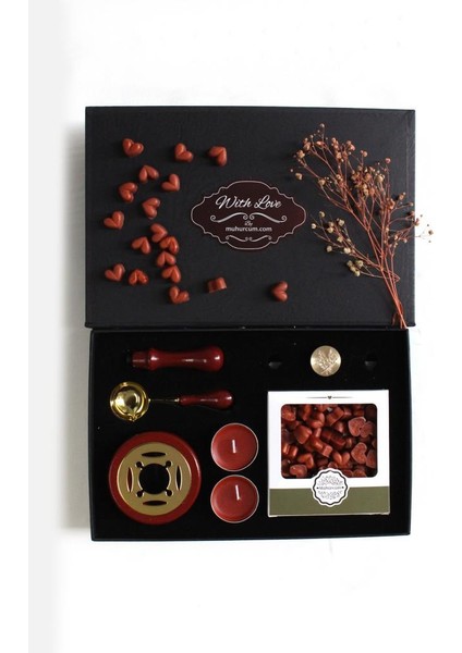 Mum Mührü Uygulama Seti Kahverengi Kendin Yap Mühür Seti 7 Parça BBS1012 fiyatları