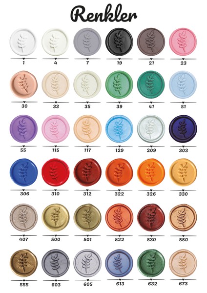 Mum Mührü Uygulama Seti Kahverengi Kendin Yap Mühür Seti 7 Parça BBS1012 indirimleri