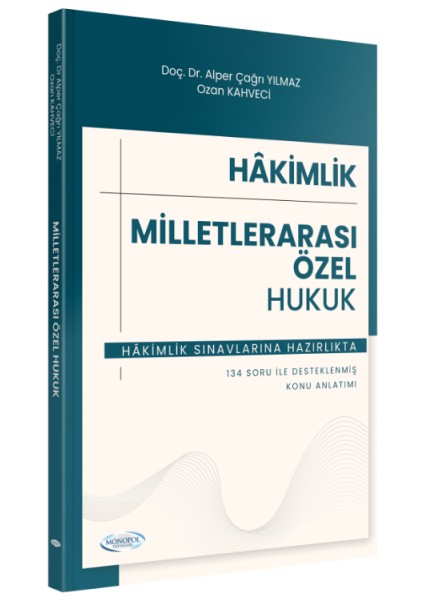 2025 Hakimlik Milletlerarası Özel Hukuk Ders Notları