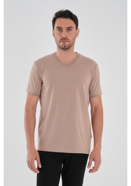 Pierre Cardin V Yaka Basic T-shirt