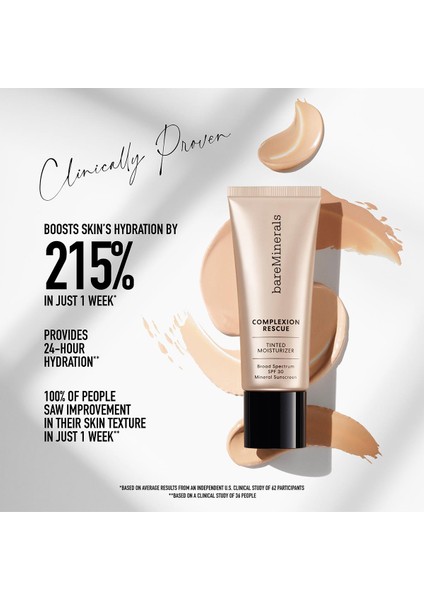 Bareminerals SPF30 Renkli Nemlendirici Vanilla 02 30ML