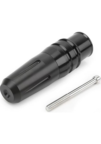 Motosiklet Universal Tekli Motor ve Egzoz Koruma Takozu Siyah