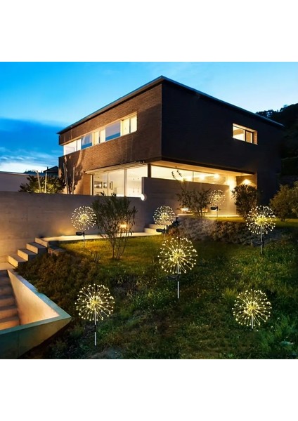 Solar LED Karahindiba Bahçe Işıkları 2 Adet