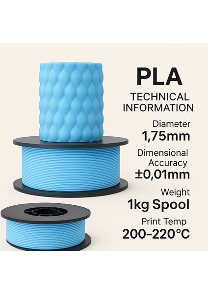Pla+ Filament 1.75MM 1 kg fiyatları
